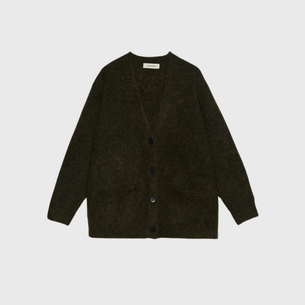 SAYAKA DAVIS Mohair Cardigan in Olive