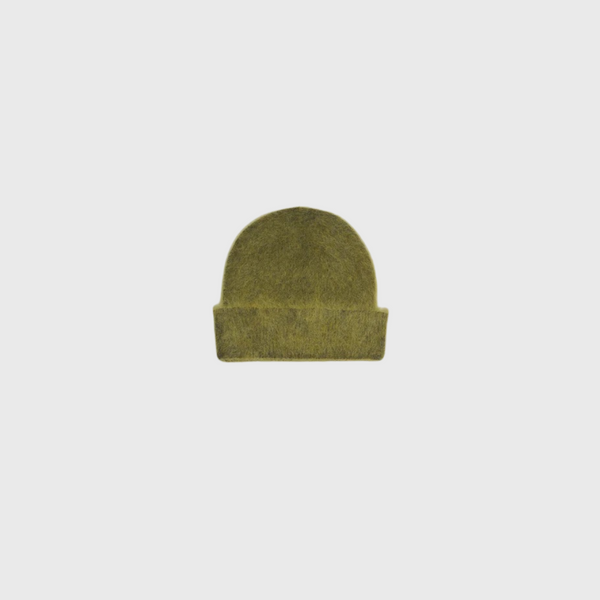 Sayaka DAvis Brushed Mohair Beanie in Matcha