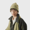 Sayaka DAvis Brushed Mohair Beanie in Matcha on model