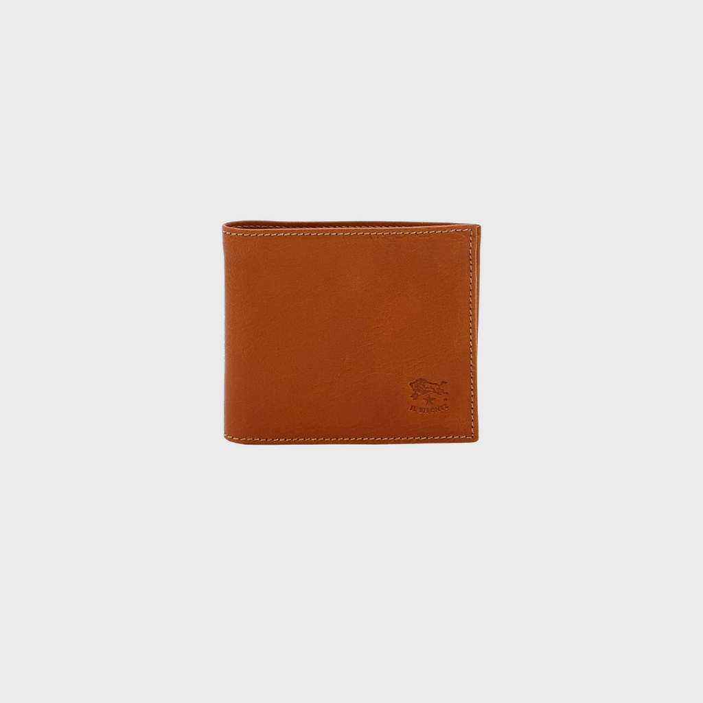 il Bisonte Men's Bi-fold Wallet Seppia